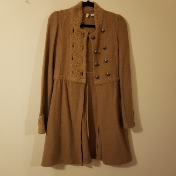 Moth Midtown Wool Coat Anthropologie - Picture 2 of 3